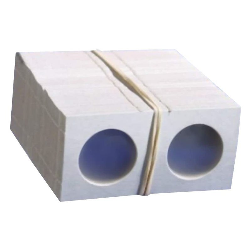 Guardhouse 1 Â½ x 1 Â½ Paper Staple Coin Holders for Quarters 100 Count
